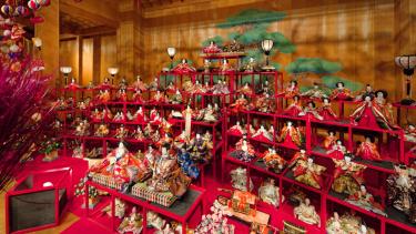 「石苔亭いしだ」雛飾り展示1