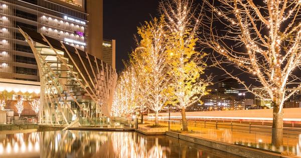 シャンパンゴールドイルミネーション