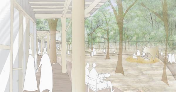 自然を活かした「GOOD NEWS（グッドニュース）」の街並みのイメージ