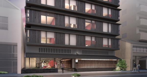 地上9階、地下1階のホテル。京都市営地下鉄烏丸線五条駅から徒歩約2分で、京都観光の拠点にも最適