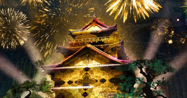 岡崎城天守閣プロジェクションマッピングのイメージ