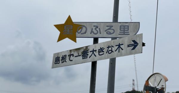 謎の看板に導かれて…「島根で一番大きな木」人生で一度は見るべきスポット勝手に認定！