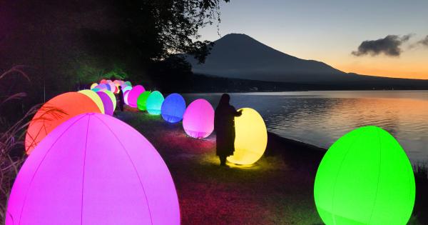 チームラボが手掛ける【自立しつつも呼応する生命】が並ぶ園内