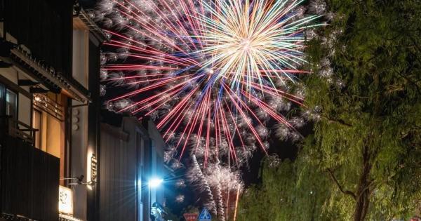 城崎温泉「夢花火」