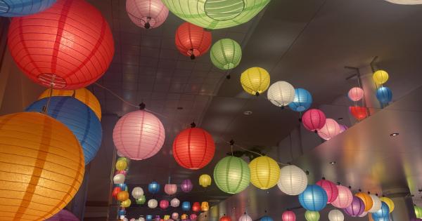 梅田スカイビル空中庭園「雲の上のランタンまつり」