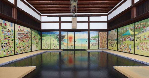 大徳寺 塔頭「真珠庵」方丈障壁画『楽園』