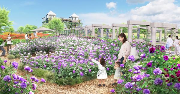 「Gunma Flower Park +」メインガーデン