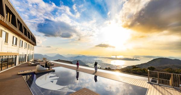 「休暇村讃岐五色台」水鏡のテラス