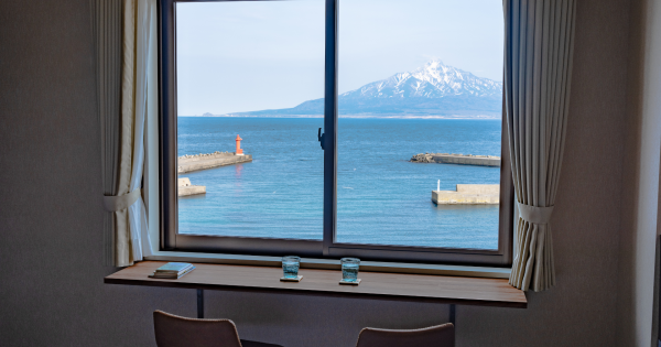 「礼文観光ホテル 咲涼」洋室・利尻富士ビュー1