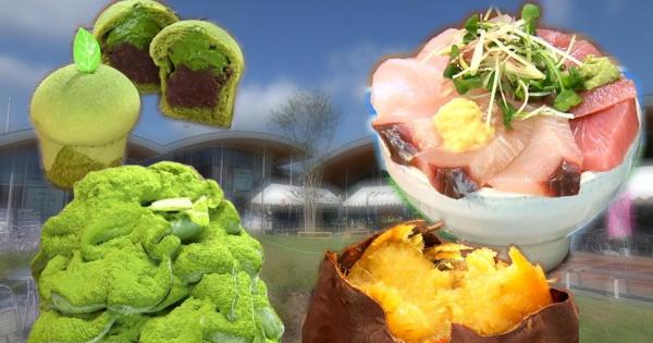 必見グルメガイド「道の駅 そらっと牧之原」 抹茶ソフトに海鮮丼に焼きいも！