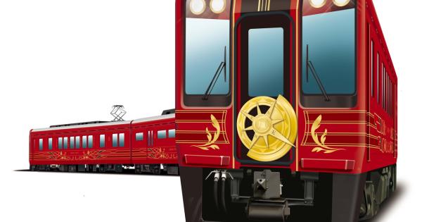 南海電鉄の新観光列車の名称が「GRAN 天空」に決定！ 深紅にゴールドが映えるデザインを発表