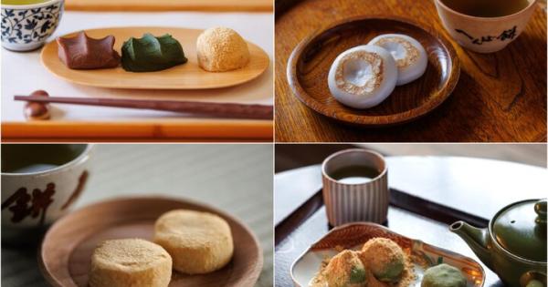 抹茶にきな粉、粒餡、こし餡。伊勢の名物餅を食べ比べしましょう