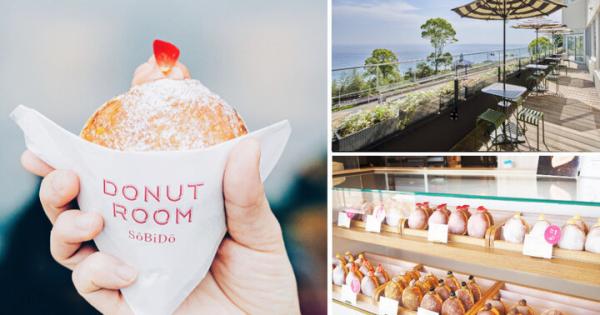 午前中に売り切れることも！海が目の前のキュートなドーナツ屋さん／熱海「DONUT ROOM」