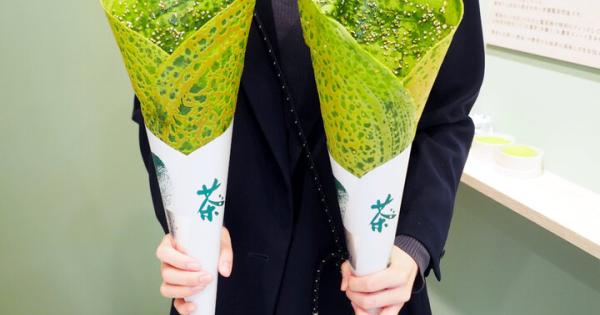 お濃茶スイーツ専門店「熱海さとり本店」が熱海銀座商店街にオープン♪～巨大抹茶クレープが話題～