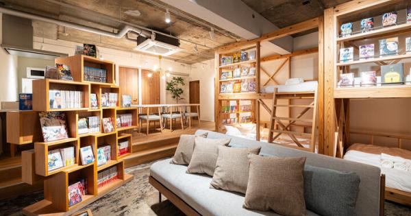 寝台列車ルームで旅気分♪約2000冊のマンガに囲まれたホテル「MANGA ART HOTEL, BAKUROCHO」