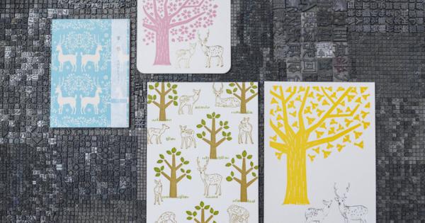 鹿や天平文様のペーパーアイテムを探しに、奈良・きたまちの「活版印刷 丹」へ