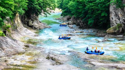 関東のラフティング・キャニオニング