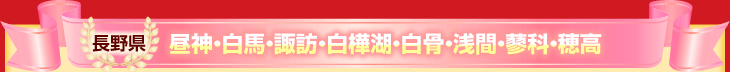 長野県(昼神・白馬・諏訪・白樺湖・白骨・浅間・蓼科・穂高)