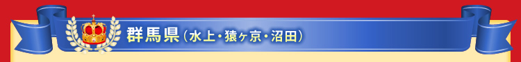 群馬県(水上・猿ヶ京・沼田)