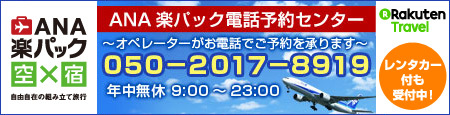 ＡＮＡ楽パック電話予約センター