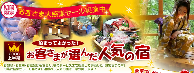 [�摜]2008�N�㔼�� ���q���܂��I�񂾐l�C�̏h