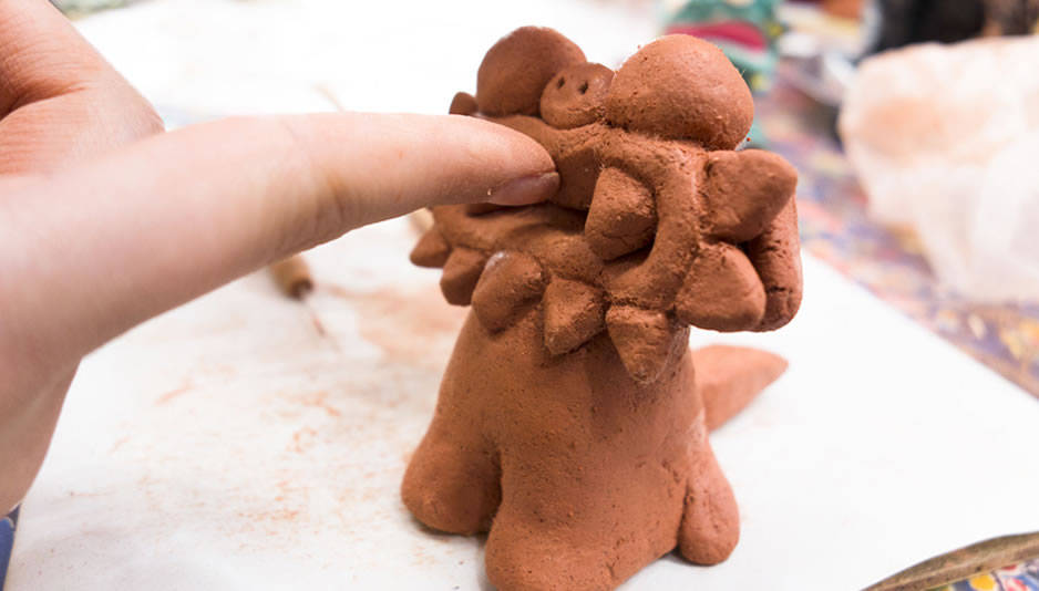 シーサー作り体験