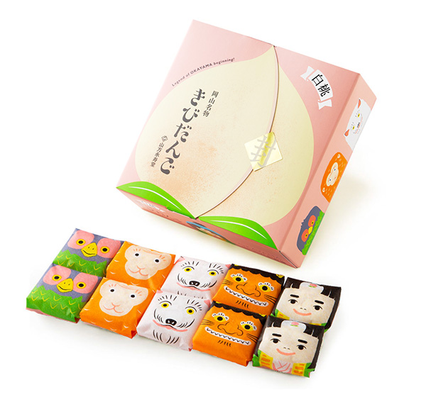 白桃きびだんご