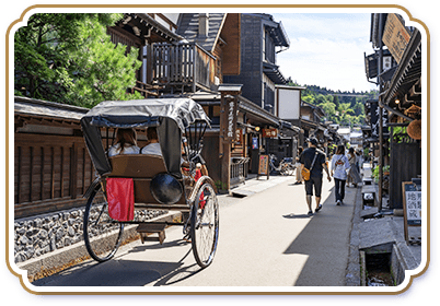 高山の古い町並み
