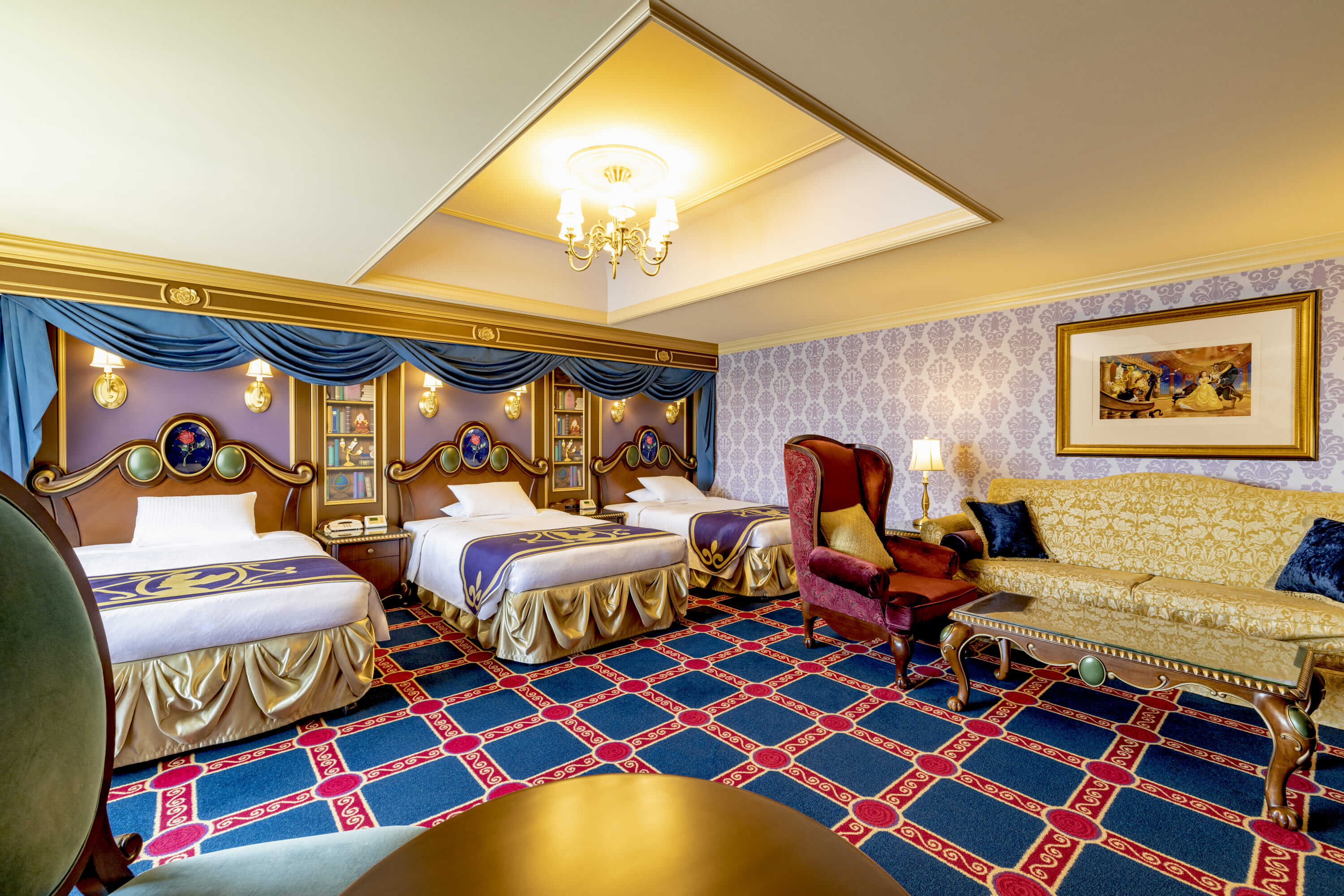 キャラクター ディズニー美女と野獣ルーム（1～9階）